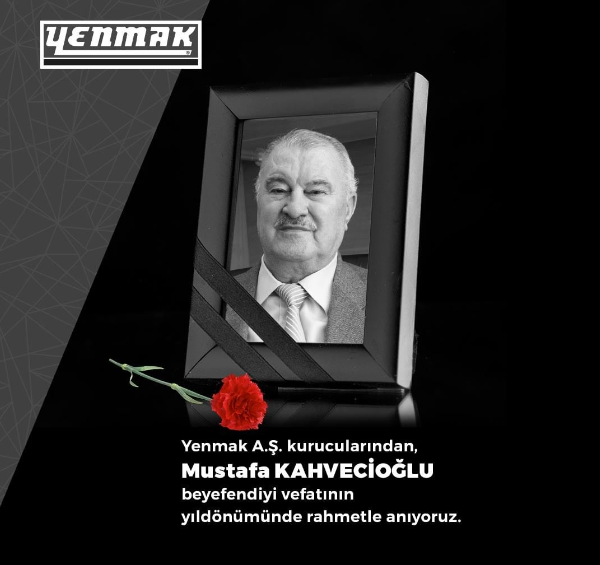 Yenmak A.Ş. Kurucularından Mustafa Kahvecioğlu Ölüm Yıldönümünde Anıldı