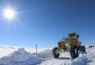Yoğun Kar Sebebiyle 52 Köy Yolu Kapandı