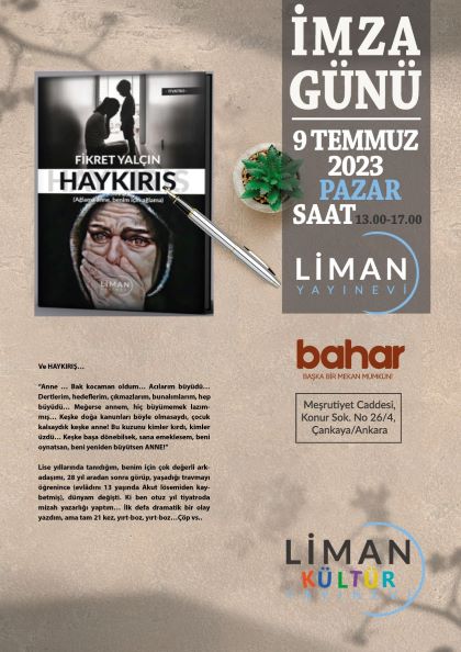 Mersinli Tiyatrocu-Yazar Fikret Yalçın, Ankara’da okurlarıyla buluşuyor 3